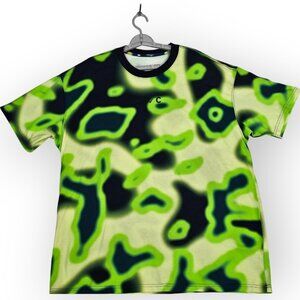 Nike Sportswear Loose Fit Abstract Topographic Graphic T-Shirt XL